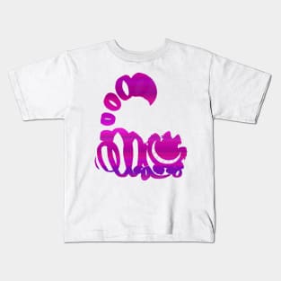 Cheshire Cat Ombre Silhouette Kids T-Shirt